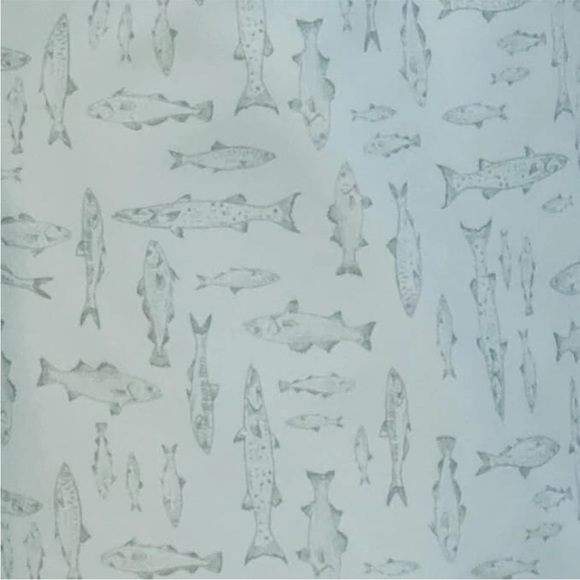 NWT Eddie Bauer Volley Swim Trunks Men’s XXL 44-46 Inseam 7” Green Fish Print - Picture 3 of 13